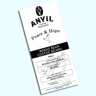 Peace & Hope - Hand Chosen Fresh Coffee Beans From Nicaragua, India and Brazil